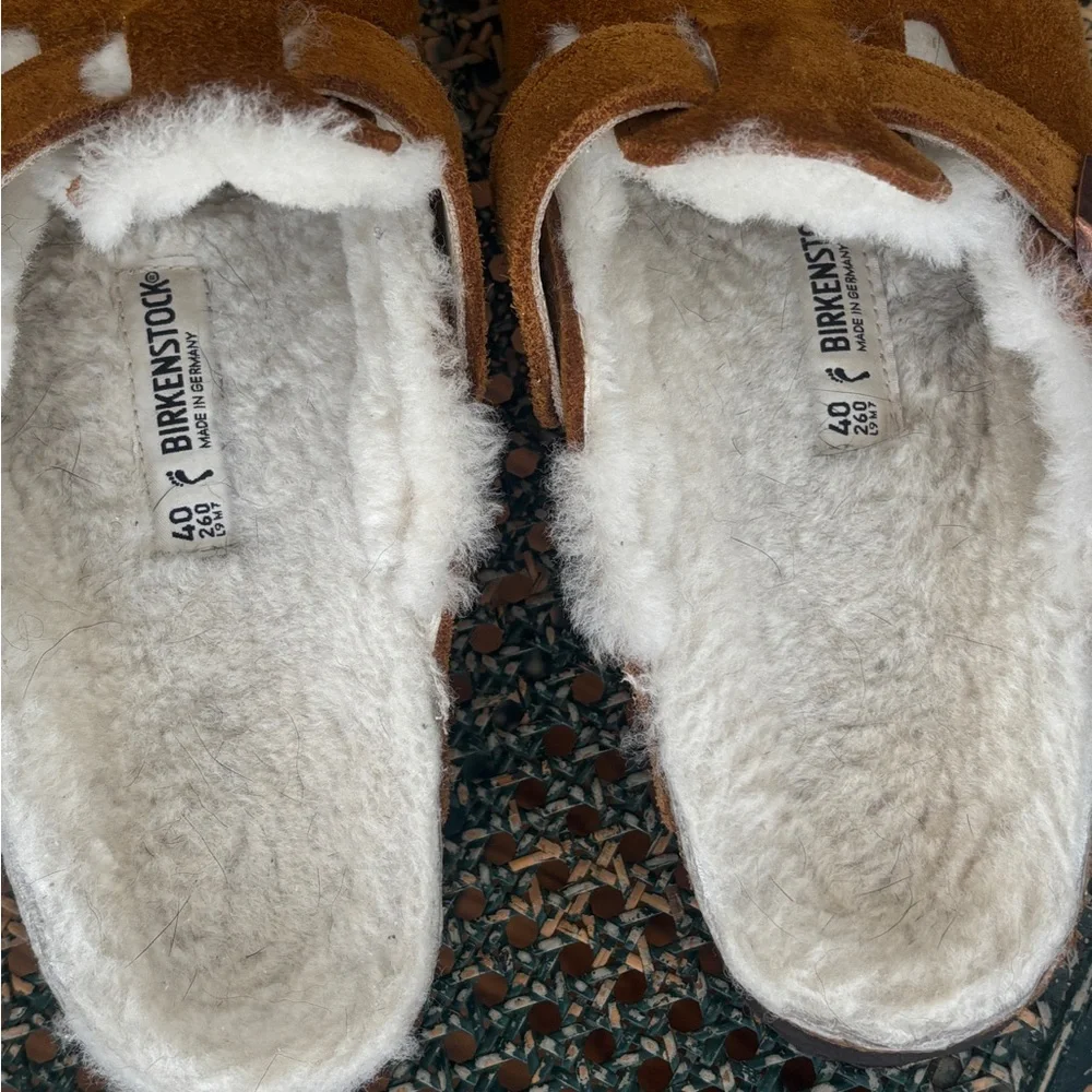 Shearling Boston Clogs - Picture 4 of 4